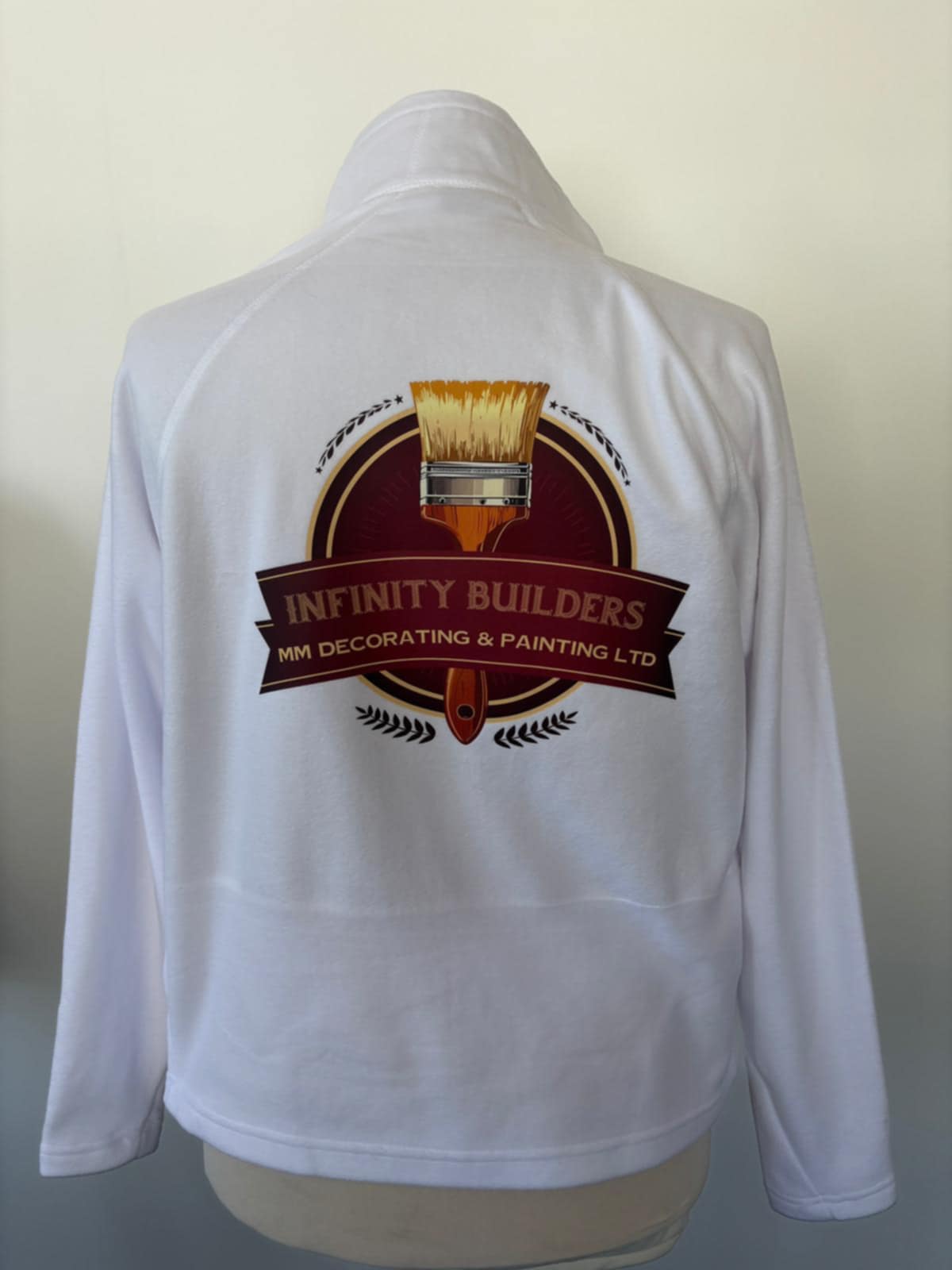 Professional branded workwear gilet with embroidered logo